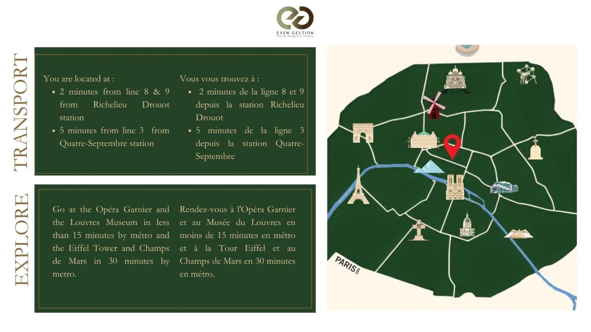 61#opera#studio#louvre#ac Appartement Parijs